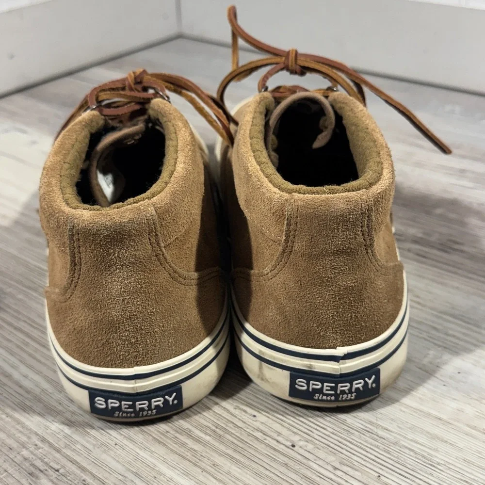 Sperry Striper Storm Chukka Men's Sz‎ 9 Waterproof, Suede Tan Boots, STS19888